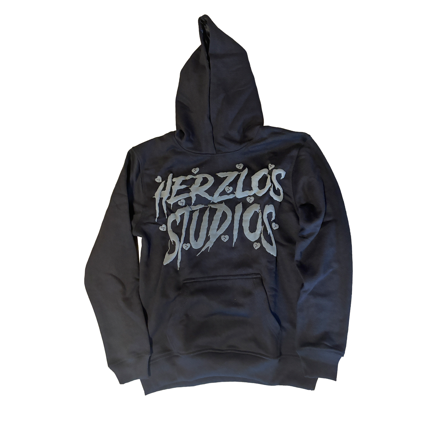 HERZLOS HEARTBROKEN BLACK & GREY HOODIE