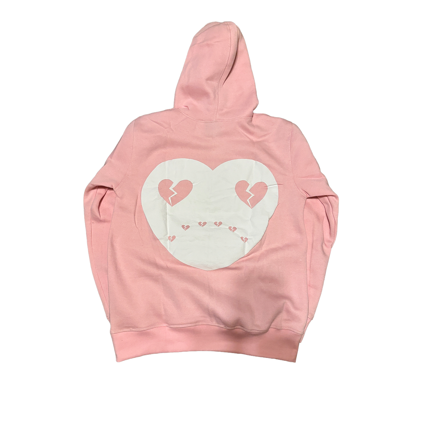 HERZLOS HEARTBROKEN PINK HOODIE