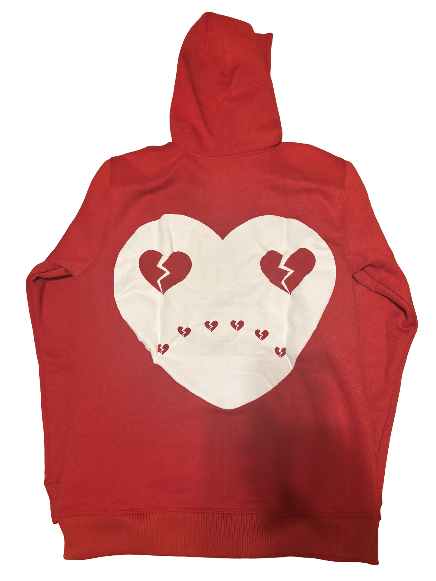 HERZLOS HEARTBROKEN HOODIE RED