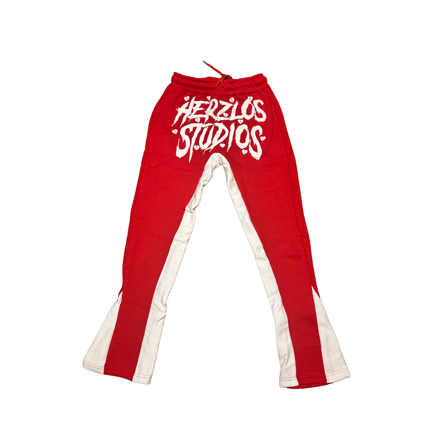 HERZLOS HEARTBROKEN RED SWEATPANTS