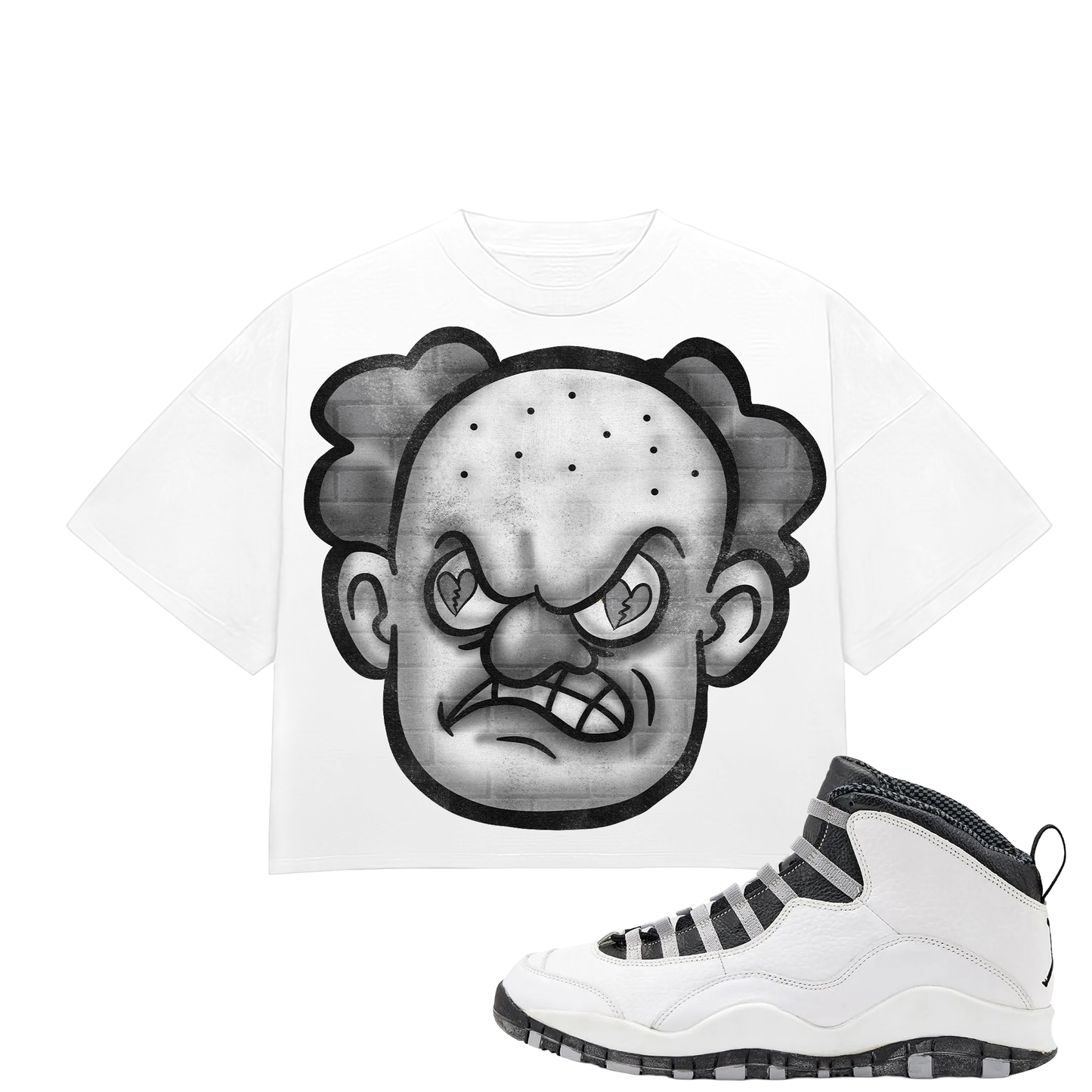 HeartBroken Clown Steel T-Shirt