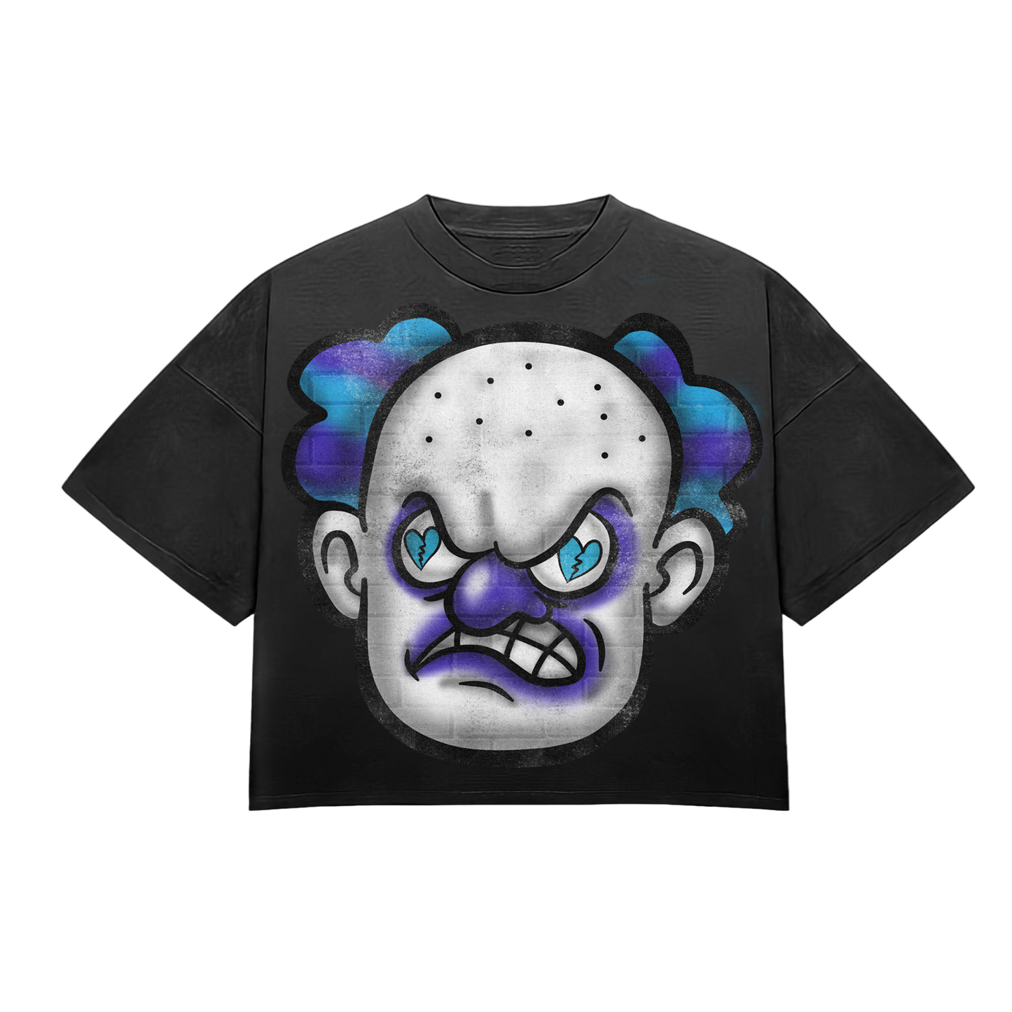 HeartBroken Clown Aqua T-Shirt