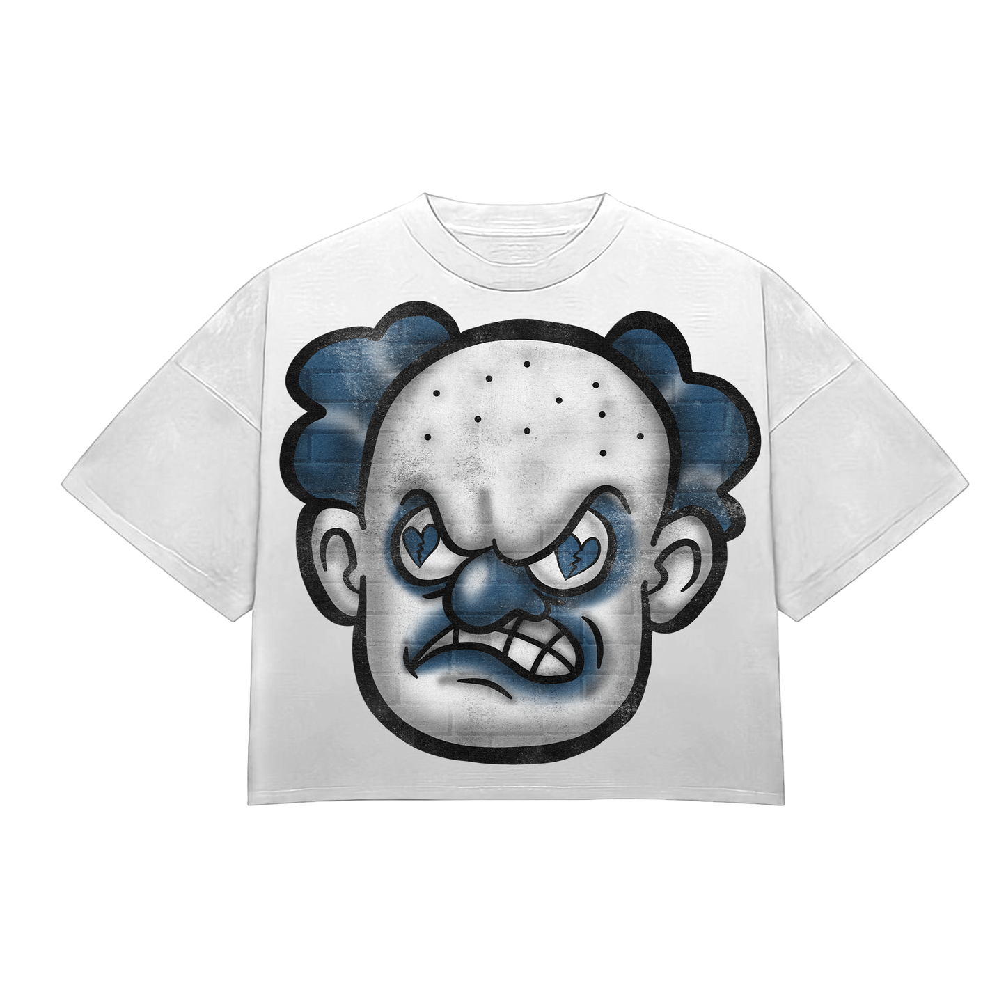 HeartBroken Clown Frech Blue T-Shirt
