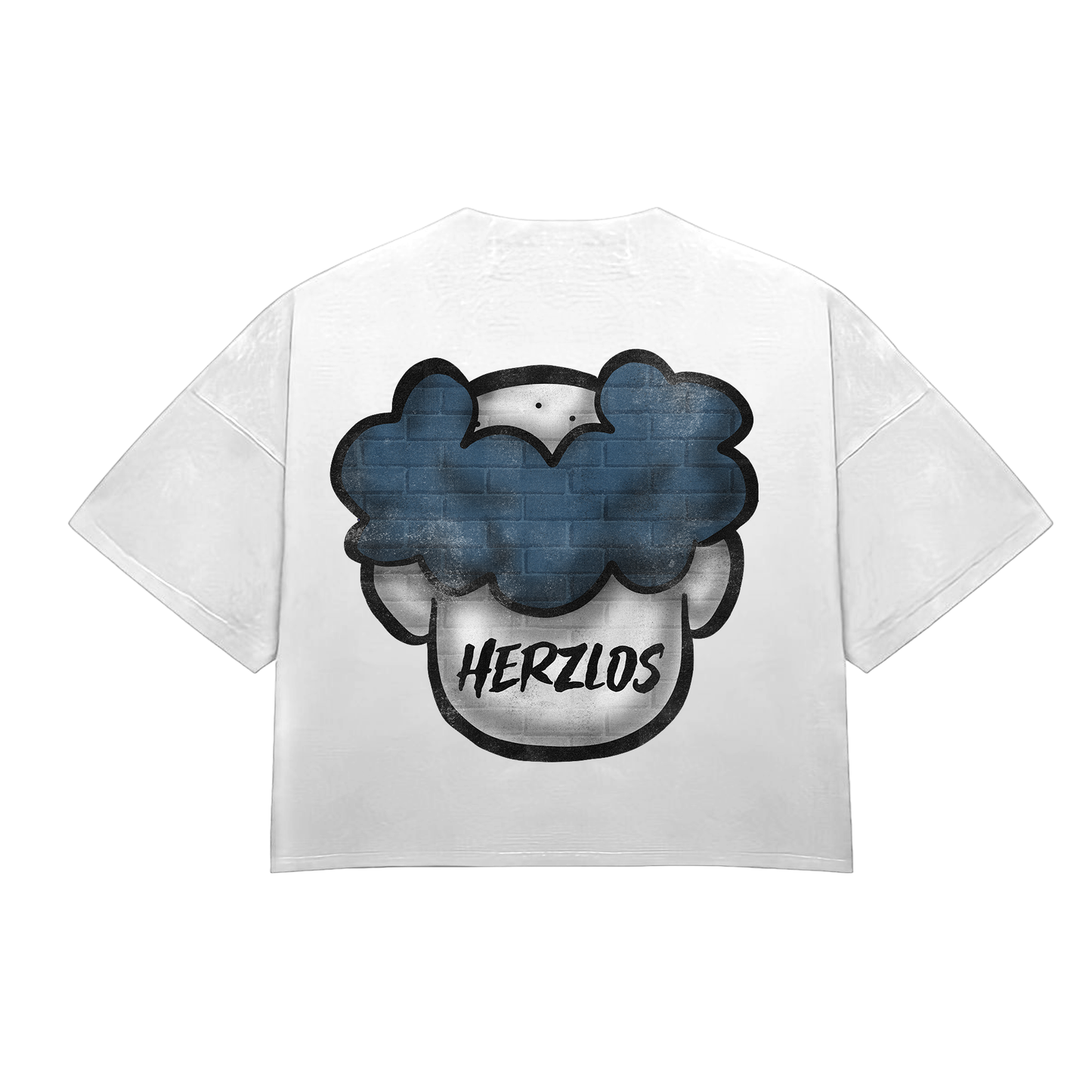 HeartBroken Clown Frech Blue T-Shirt