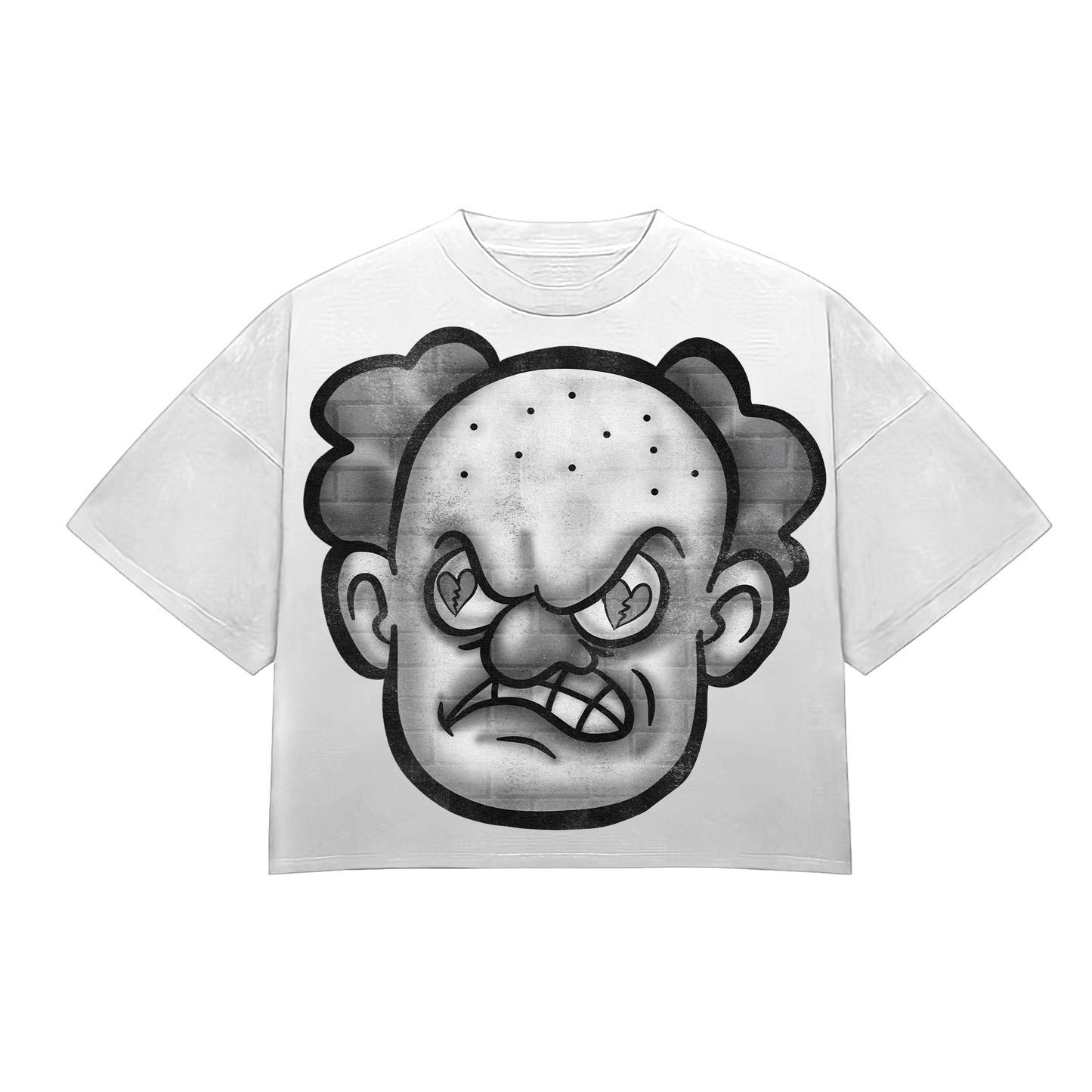 HeartBroken Clown Wolf Grey T-Shirt