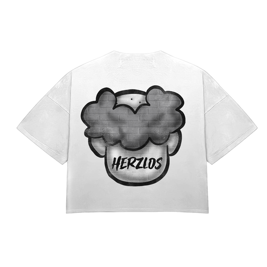 HeartBroken Clown Wolf Grey T-Shirt