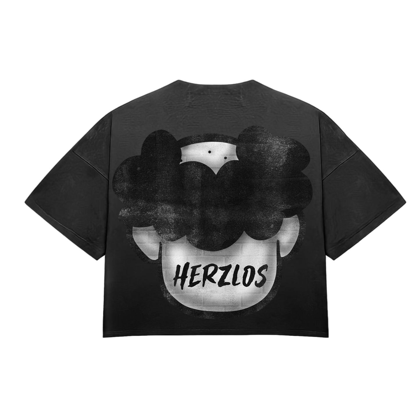 HeartBroken Clown Black T-Shirt