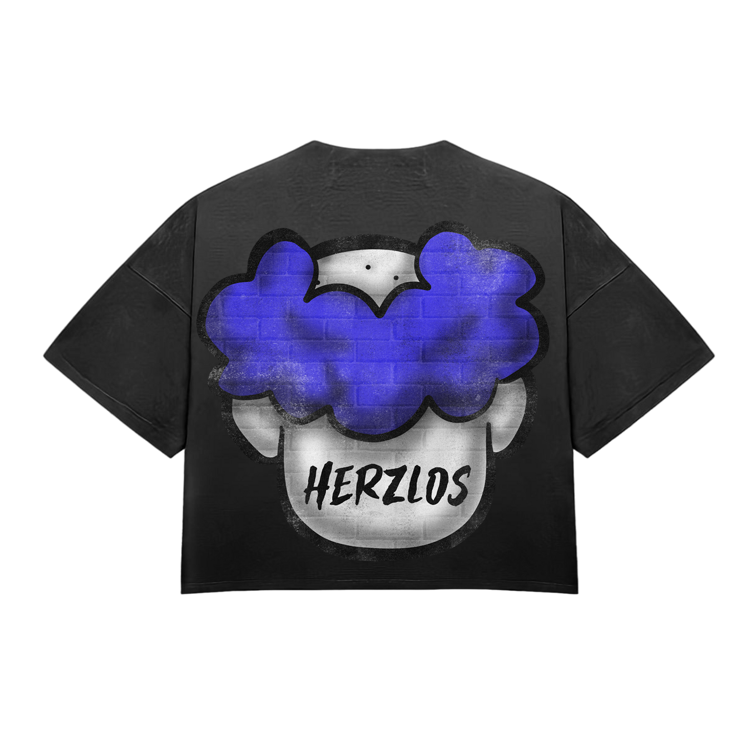 HeartBroken Clown Black & Blue T-Shirt