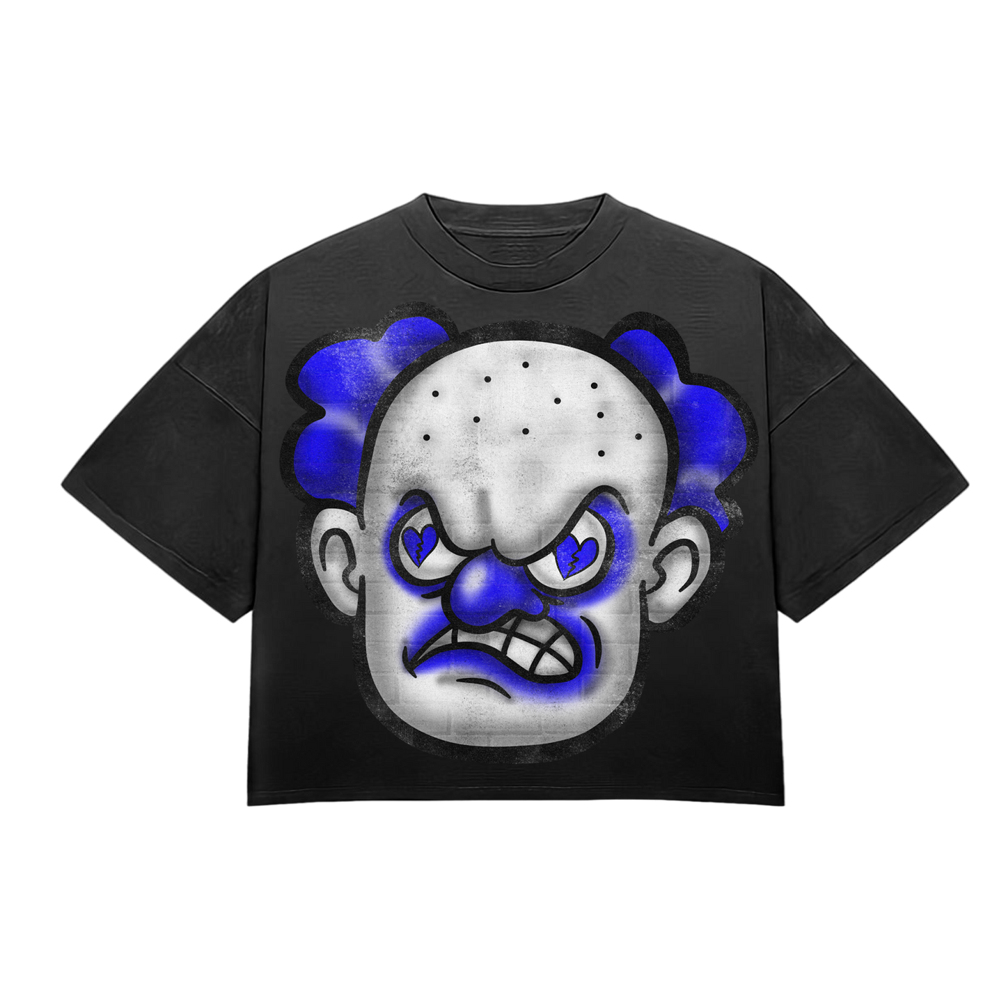 HeartBroken Clown Black & Blue T-Shirt