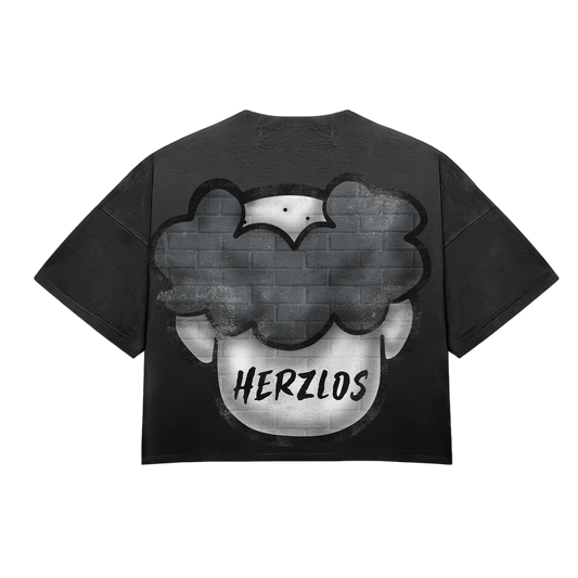 HeartBroken Clown Black & Grey T-Shirt