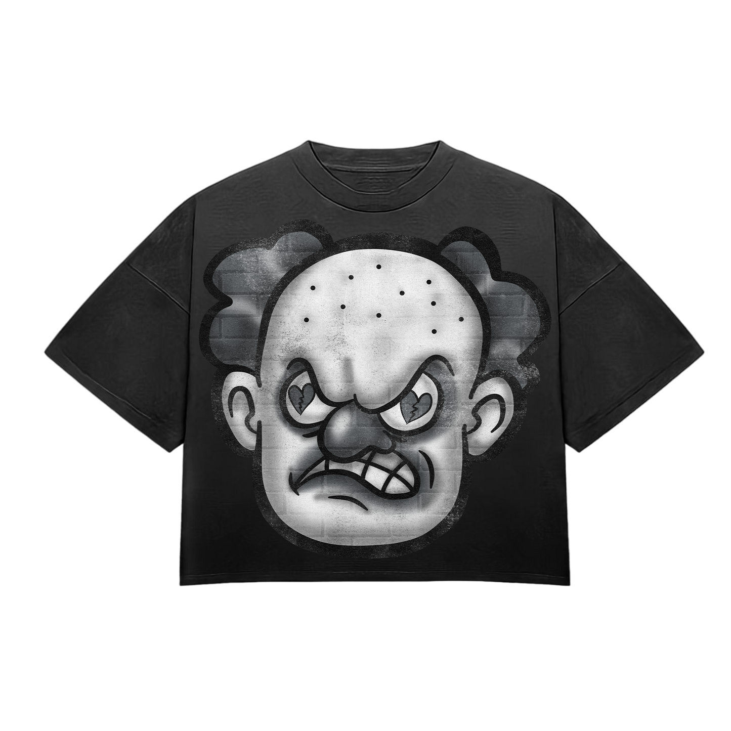 HeartBroken Clown Black & Grey T-Shirt