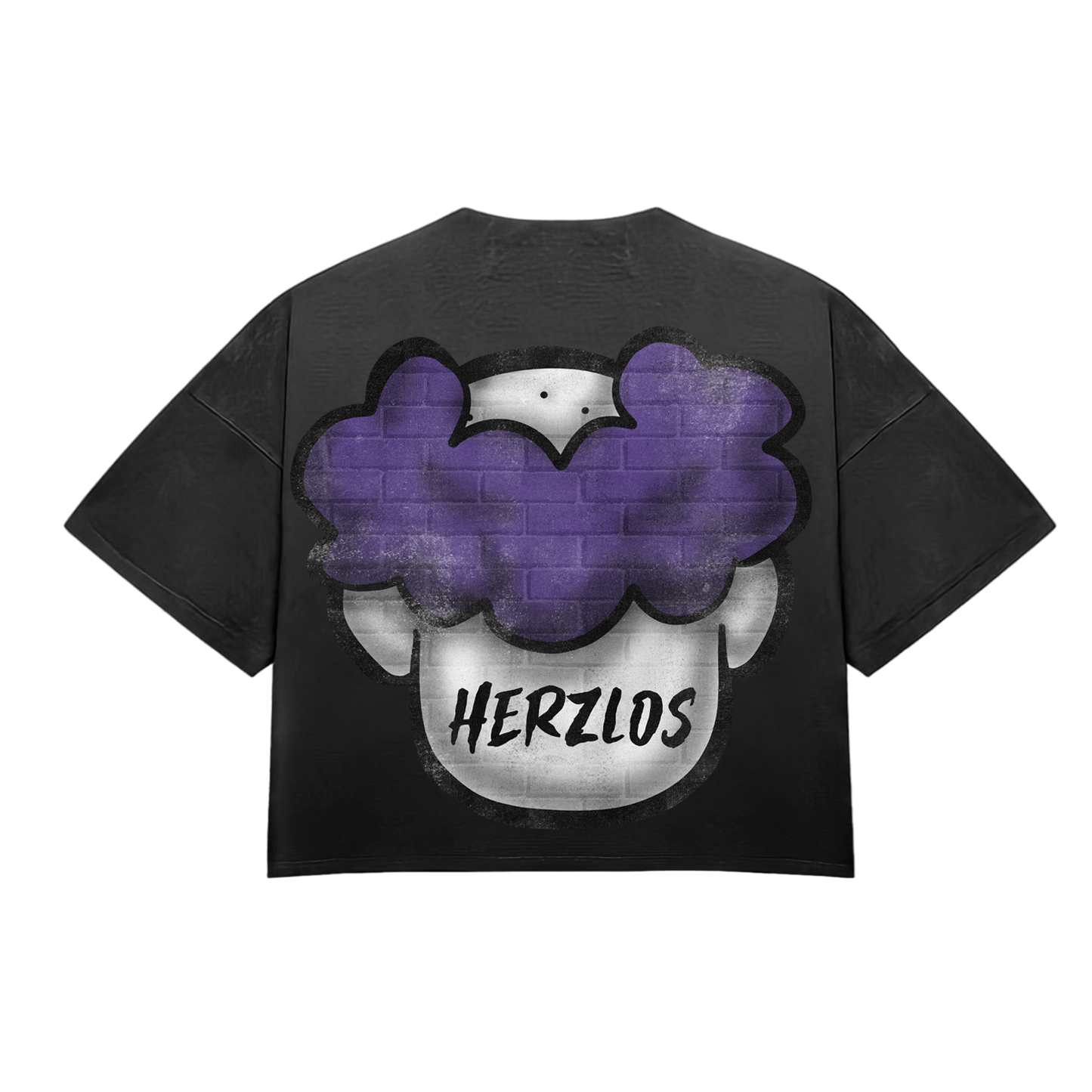 HeartBroken Clown Black & Purple T-Shirt