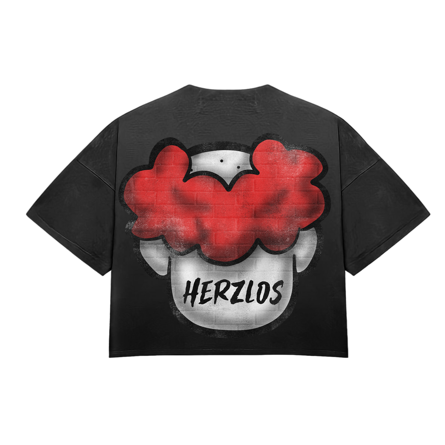HeartBroken Clown Black & Red T-Shirt