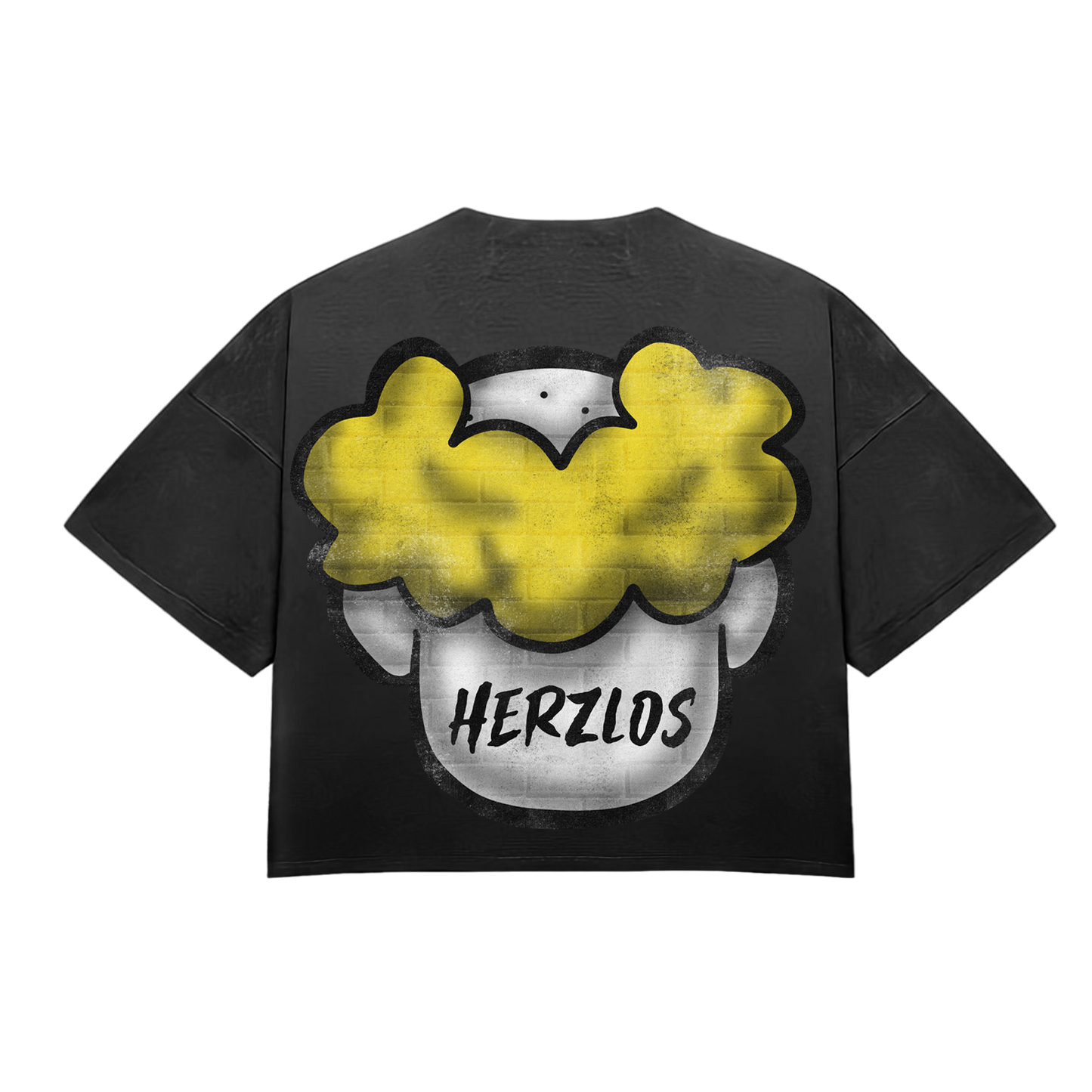 HeartBroken Clown Black & Yellow T-Shirt
