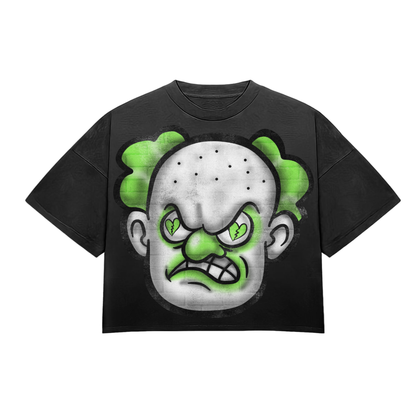 HeartBroken Clown Black & Slime T-Shirt