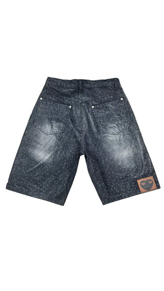 Herzlos Reverse Rhinestone Jorts
