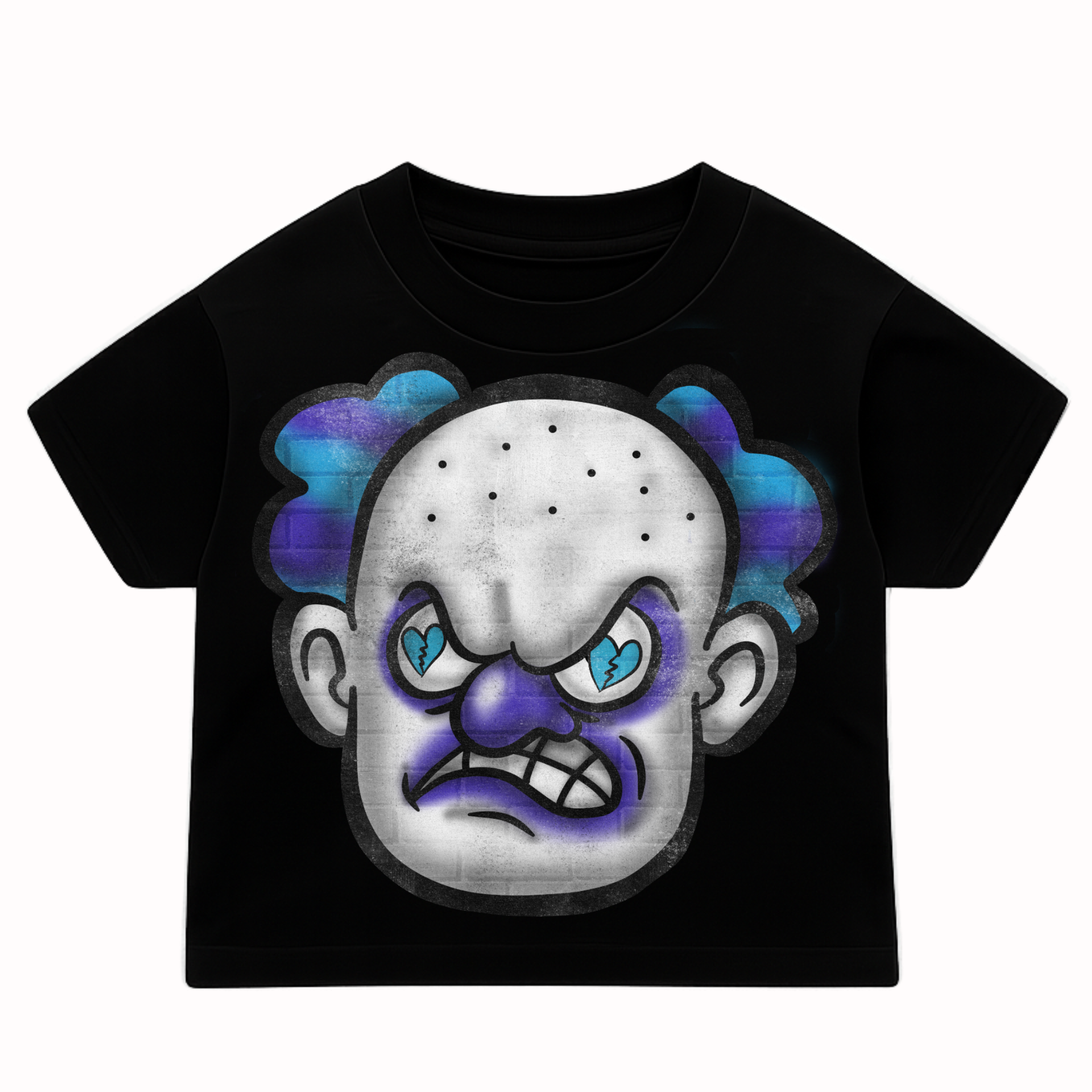 Heartbroken Clown Toddler Aqua Tee