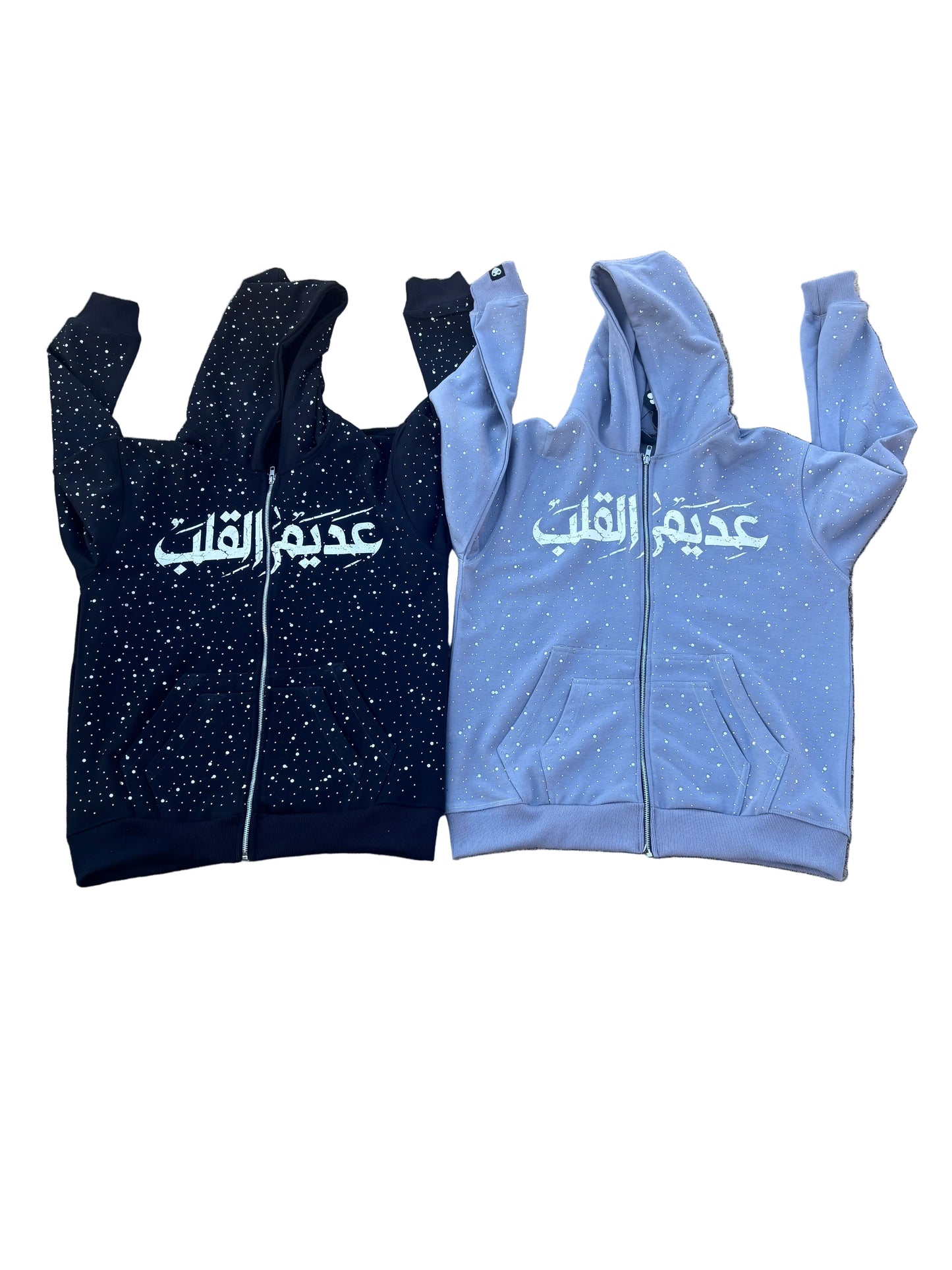 HERZLOS RHINESTONE ZIPUP