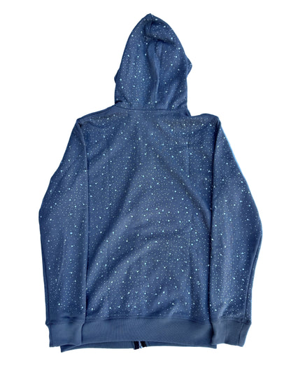 HERZLOS RHINESTONE ZIPUP