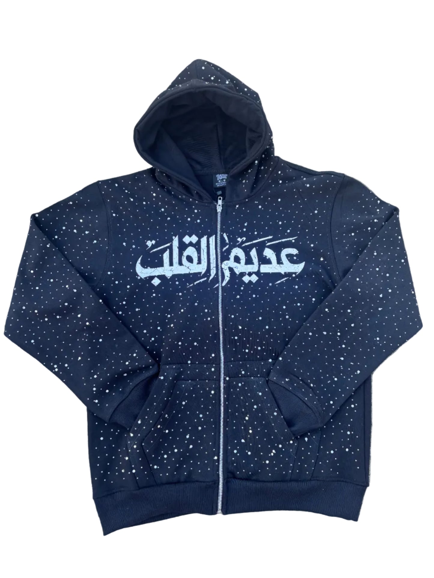 HERZLOS RHINESTONE ZIPUP