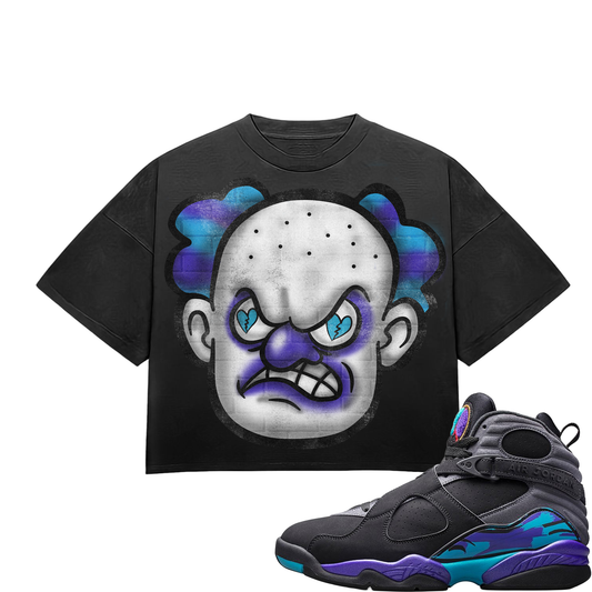 HeartBroken Clown Aqua T-Shirt