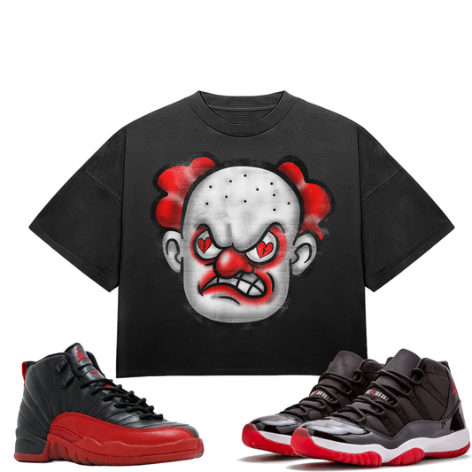 HeartBroken Clown Black & Red T-Shirt