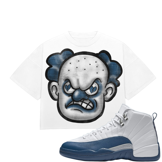 HeartBroken Clown Frech Blue T-Shirt