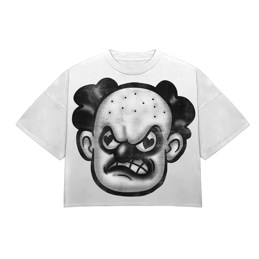 HeartBroken Clown Black & White T-Shirt