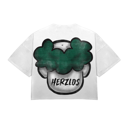 HeartBroken Clown Green & White T-Shirt
