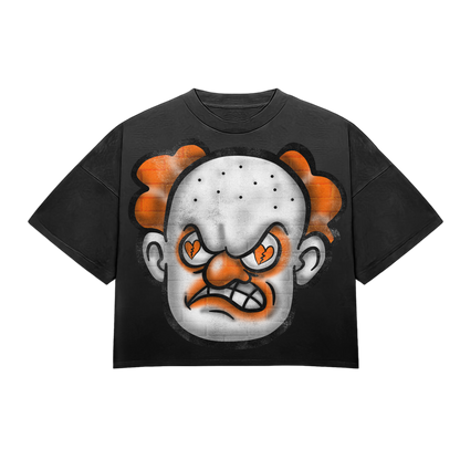 HeartBroken Clown Black & Orange T-Shirt