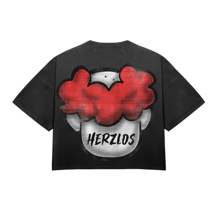 HeartBroken Clown Black & Red T-Shirt