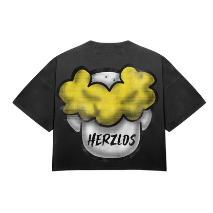 HeartBroken Clown Black & Yellow T-Shirt