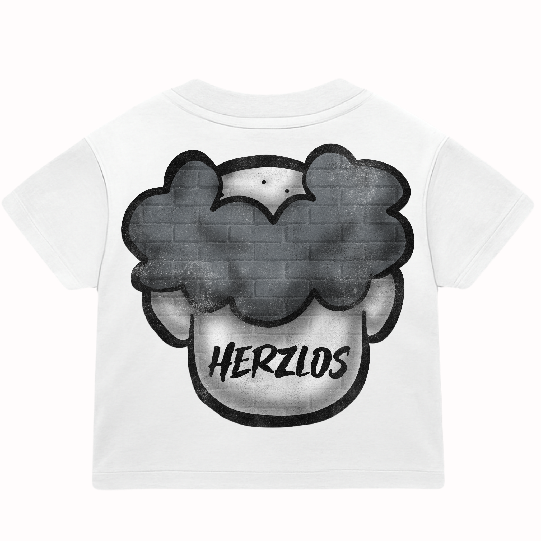 Heartbroken Clown Toddler Wolf Grey Tee