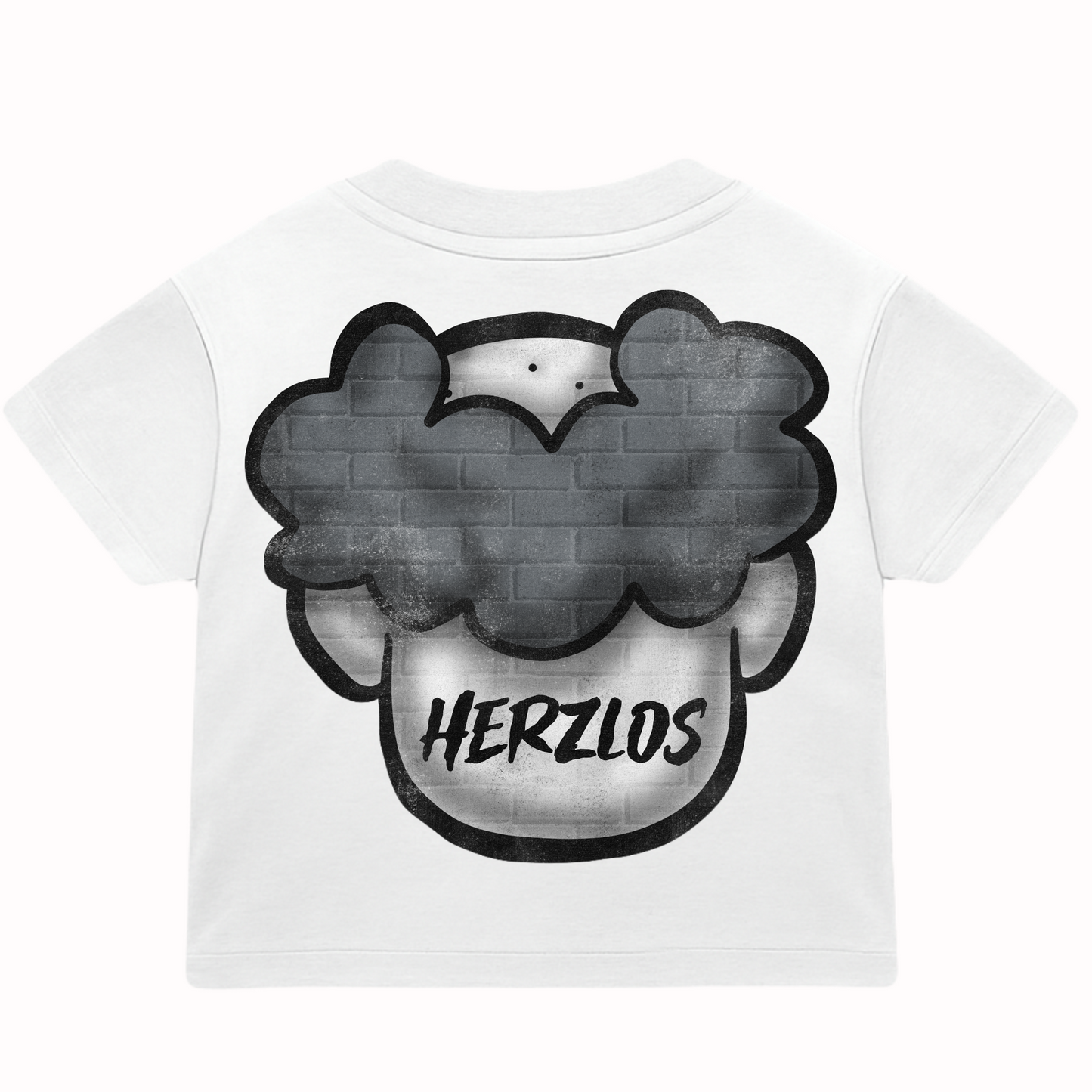 Heartbroken Clown Toddler Wolf Grey Tee