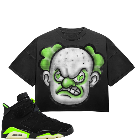 HeartBroken Clown Black & Slime T-Shirt