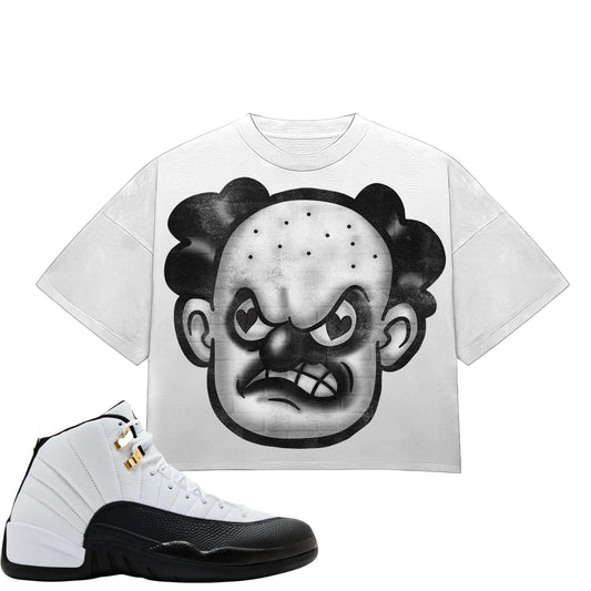 HeartBroken Clown Black & White T-Shirt