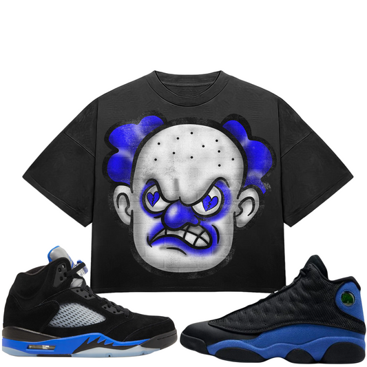 HeartBroken Clown Black & Blue T-Shirt