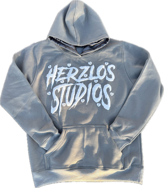 HERZLOS HEARTBROKEN HOODIE (GRAY)