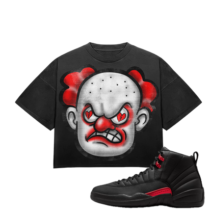 HeartBroken Clown Black & Red T-Shirt