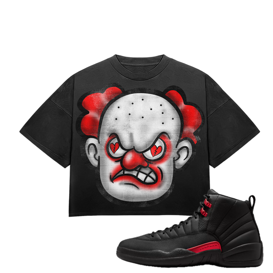 HeartBroken Clown Black & Red T-Shirt